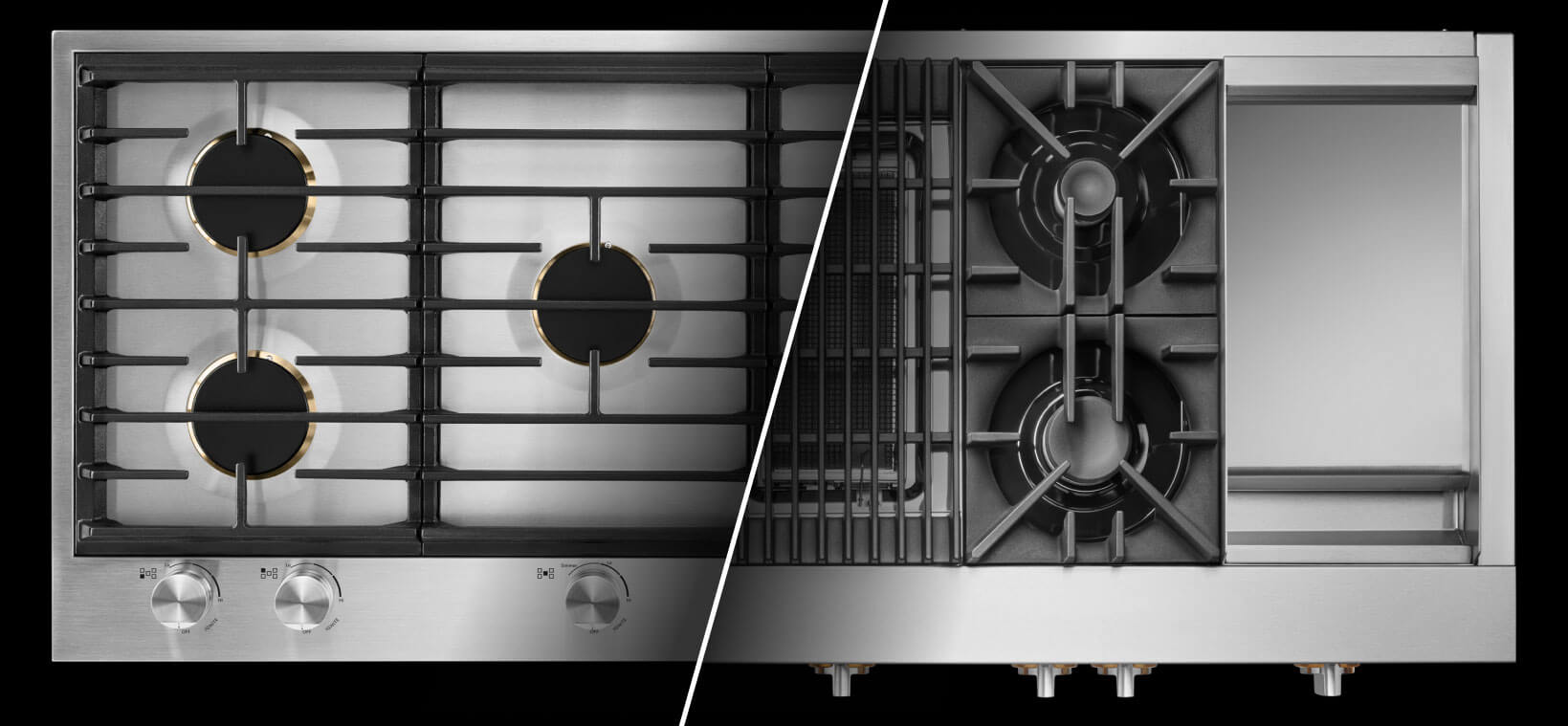 Rangetop and cooktop 