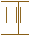 An icon of column refrigerators. 