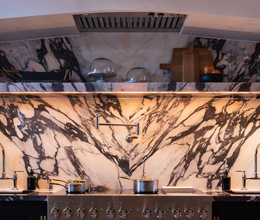 A JennAir® Professional-Style Induction Range in a stylish kitchen