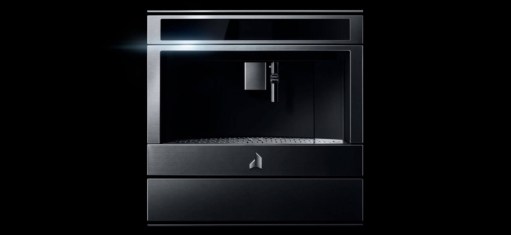 A JennAir Built-In Coffee Machine in the RISE™ Design Expression.