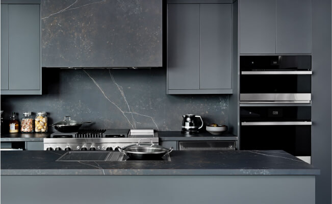 Kitchen with JennAir® cooktop