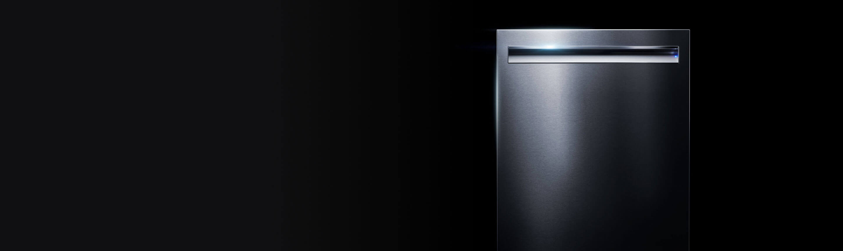 Front of a dishwasher