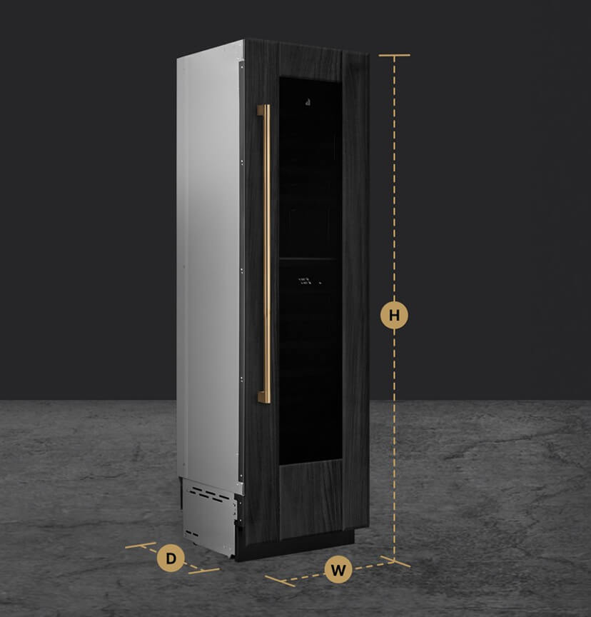 Wine column refrigerator dimensions