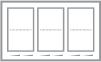 An icon of a electric induction cooktop.