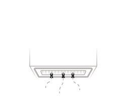An icon of a updraft vent.