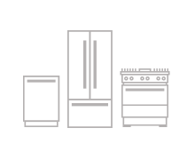 A series of icons of different appliances.