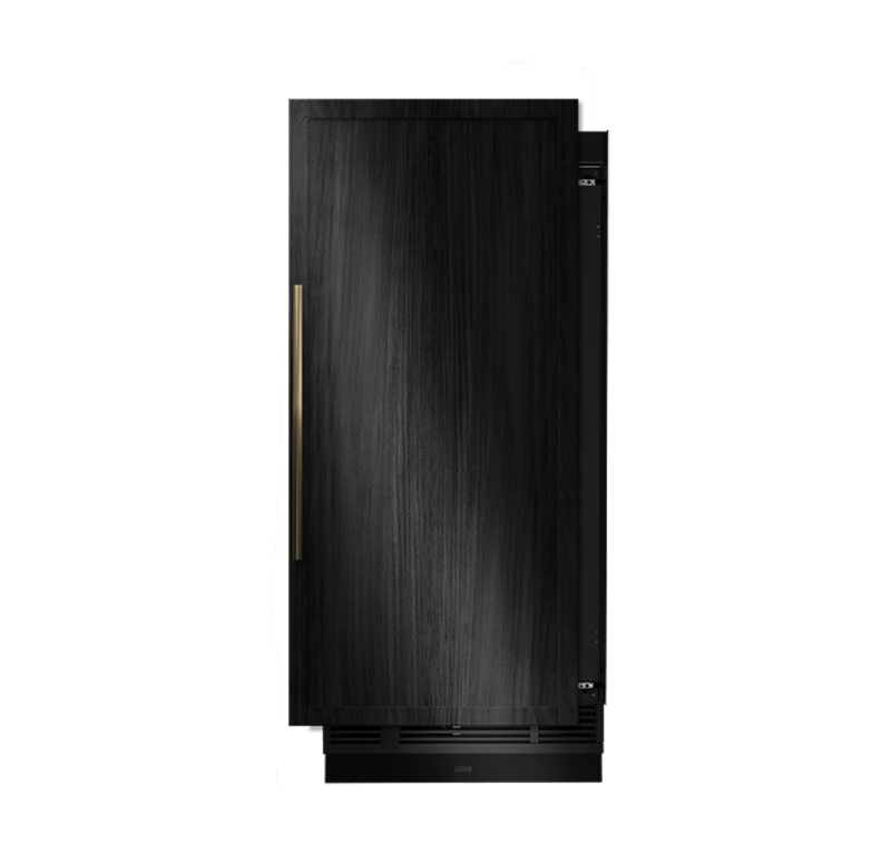 A 36" Panel-Ready Built-In Column Refrigerator, right swing