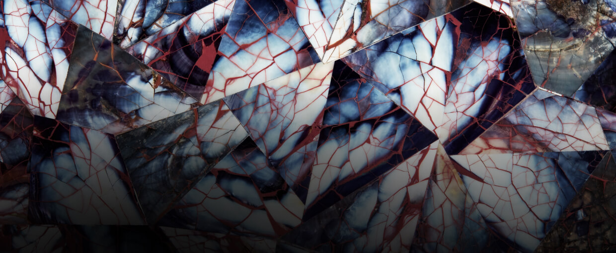 A close up of the texture of Mussel Shell Burgundy