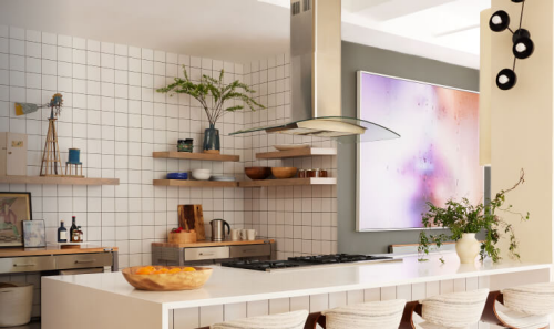 An urban loft kitchen, photography by David. A Land.