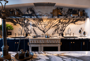 The JennAir® Professional-Style Induction Range installed in the kitchen