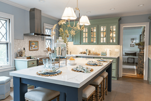 Decorations in the kitchen of the Hartford Show House
