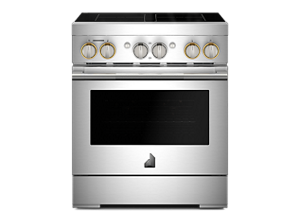 A professional-style induction range