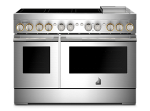A professional-style induction range