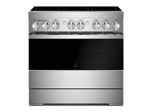 A professional-style induction range