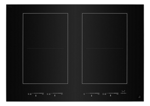 An induction flex cooktop
