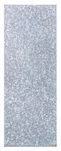 A 30-inch column panel in Eggshell Snakeskin Sapphire
