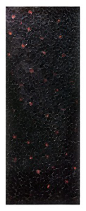 A 30-inch column panel in Dark Pen Carnelian