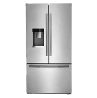A JennAir® French Door Refrigerator. 