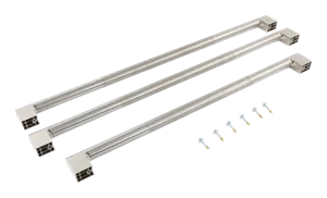 JennAir 36-IN Rise-Style Built-In, FDBM Refrigerator Handle Kit - Stainless Steel, also for 15-IN Ice Makers/Compactors