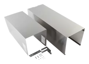 Wall-Mount Hood Chimney Extension Kit, Stainless Steel, for ceilings between 8-7/8' to 10-1/2'